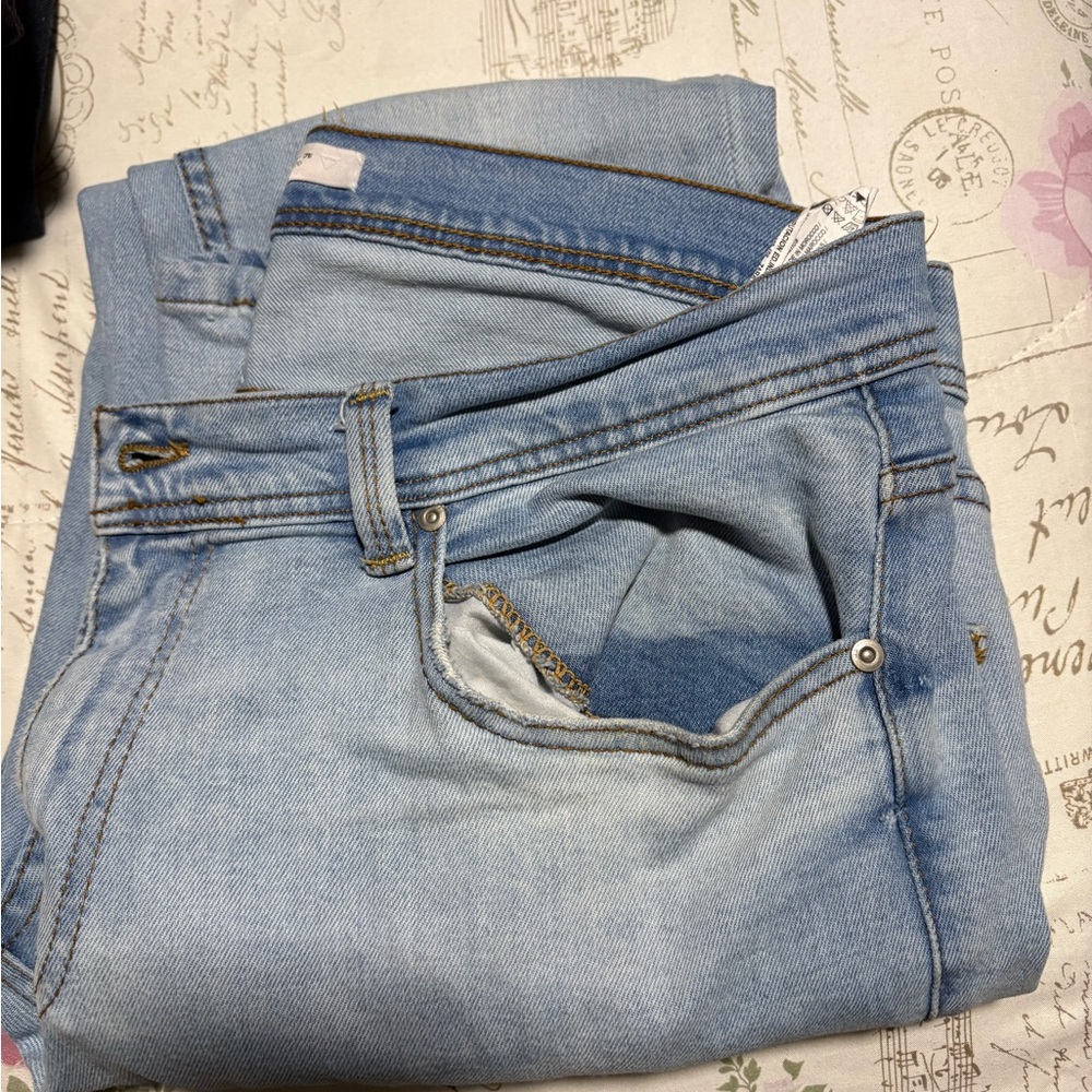Zara Light Blue Skinny Jeans